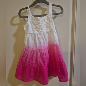 Children's Place Pink and White Ombre Dress